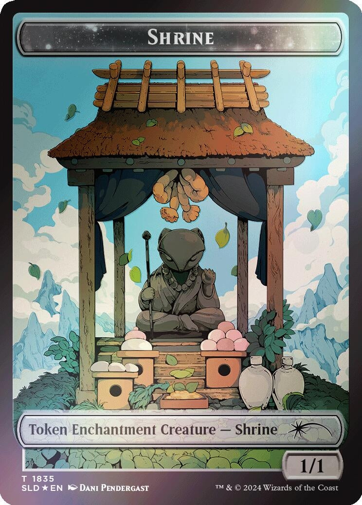 Image for Shrine Token (Rainbow Foil) (Secret Lair Drop Series) (1835) - Magic: The Gathering