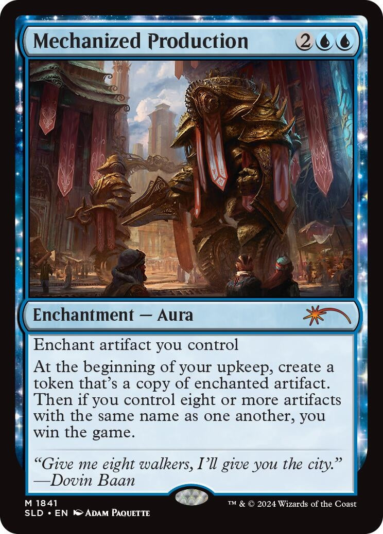Image for Mechanized Production (Secret Lair Drop Series) (1841) - Magic: The Gathering