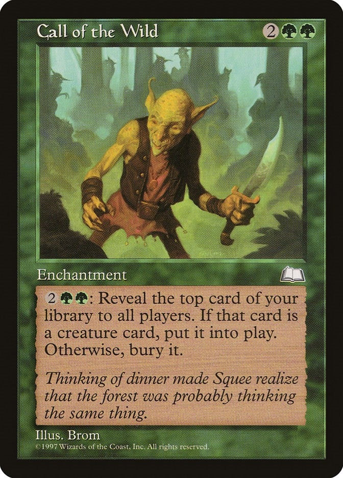 Image for Call of the Wild (Weatherlight) - Magic: The Gathering