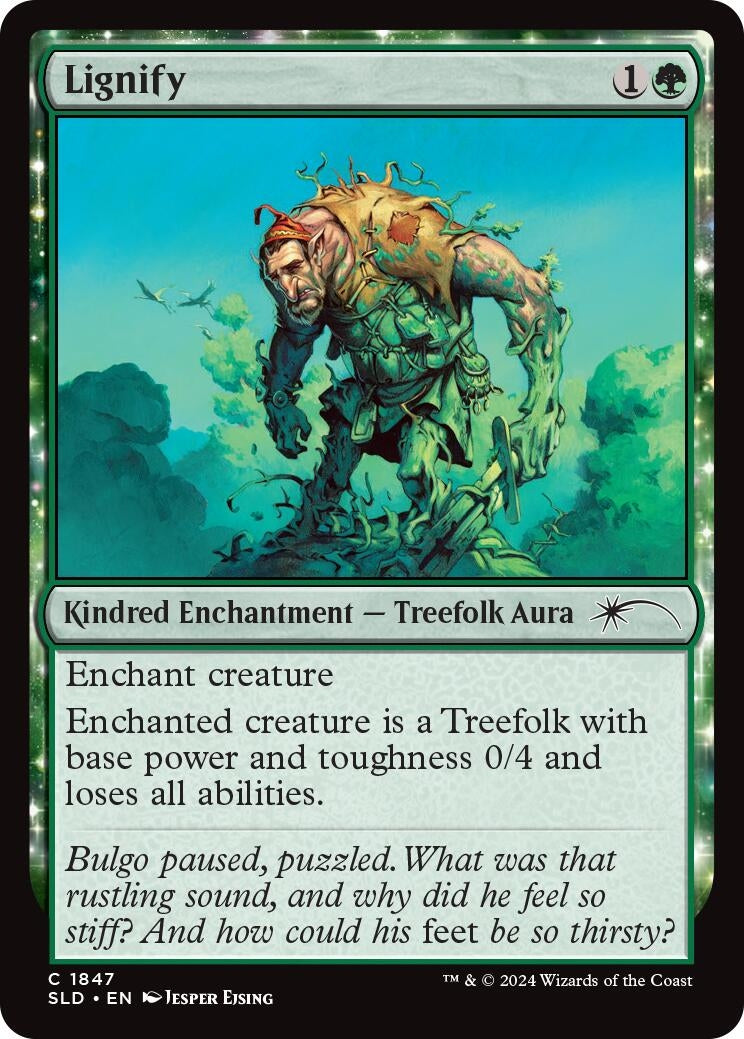 Image for Lignify (Secret Lair Drop Series) (1847) - Magic: The Gathering