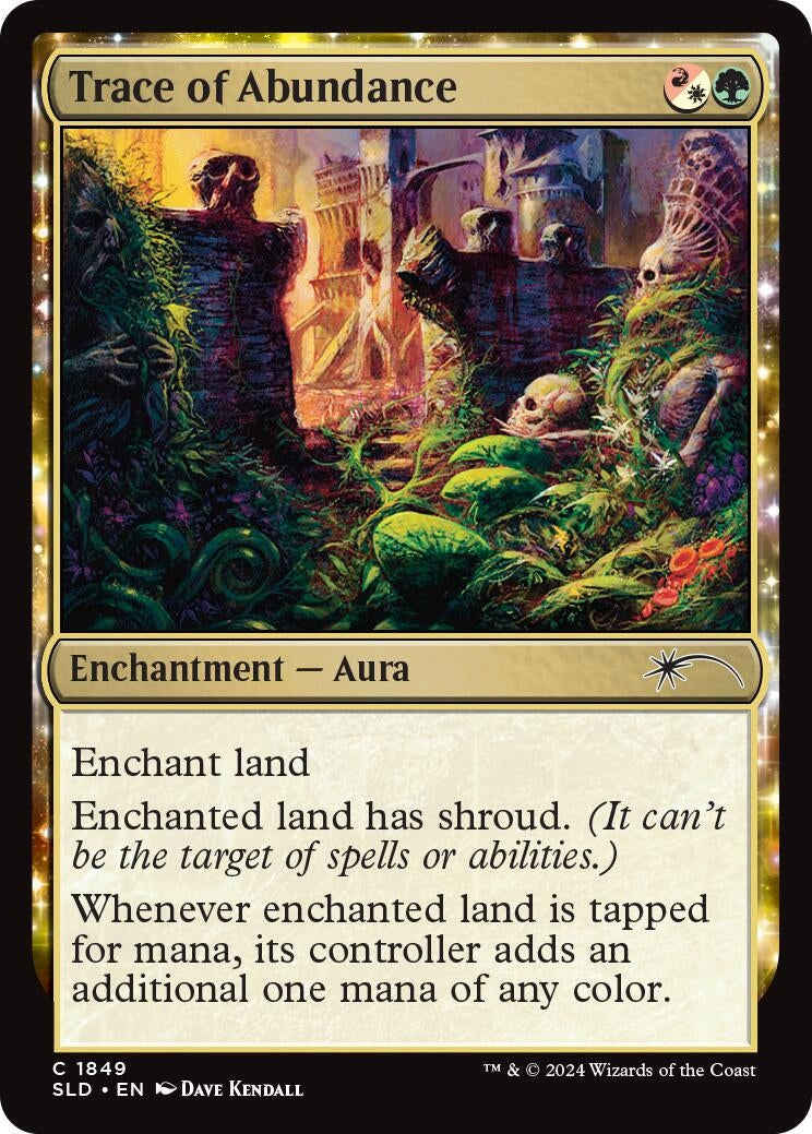 Image for Trace of Abundance (Secret Lair Drop Series) (1849) - Magic: The Gathering