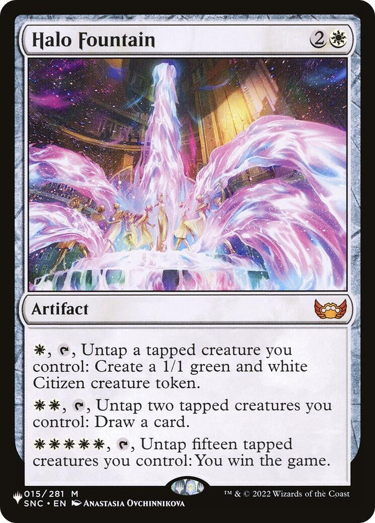 Image for Halo Fountain (The List Reprints) (015/281) - Magic: The Gathering