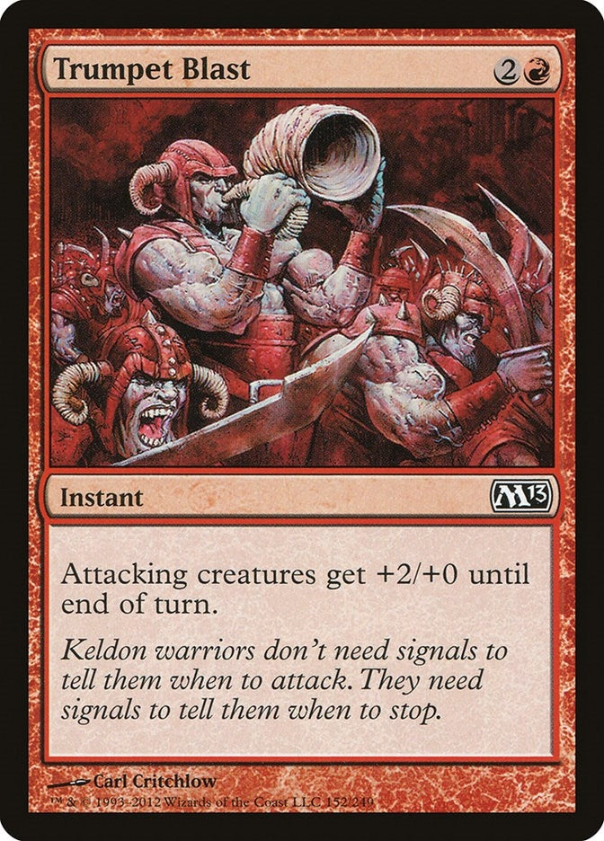 Image for Trumpet Blast (Magic 2013 (M13)) (152) - Magic: The Gathering