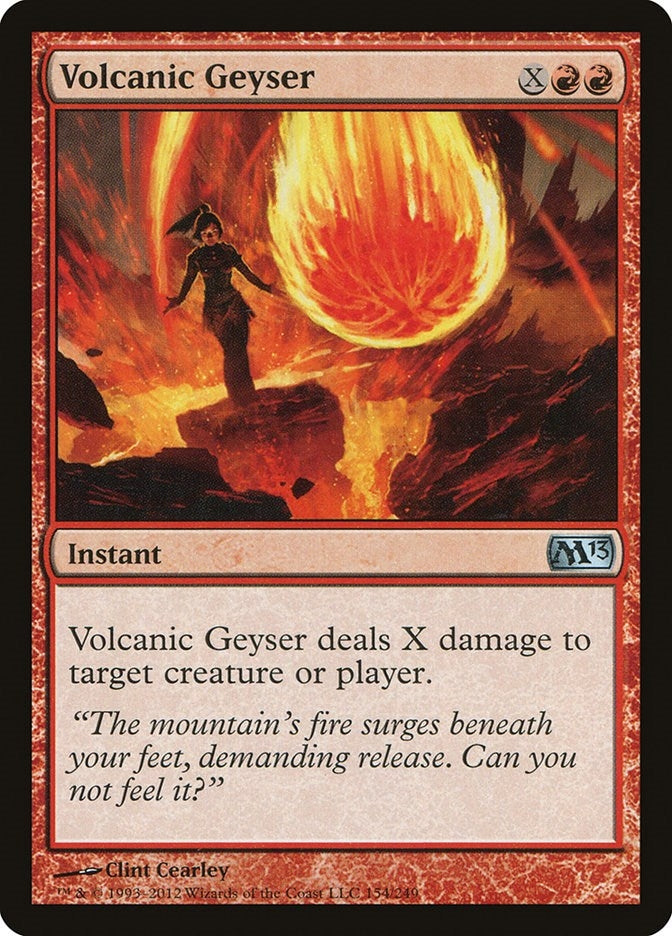 Image for Volcanic Geyser (Magic 2013 (M13)) (154) - Magic: The Gathering