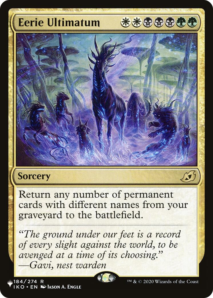 Image for Eerie Ultimatum (The List Reprints) (184/274) - Magic: The Gathering