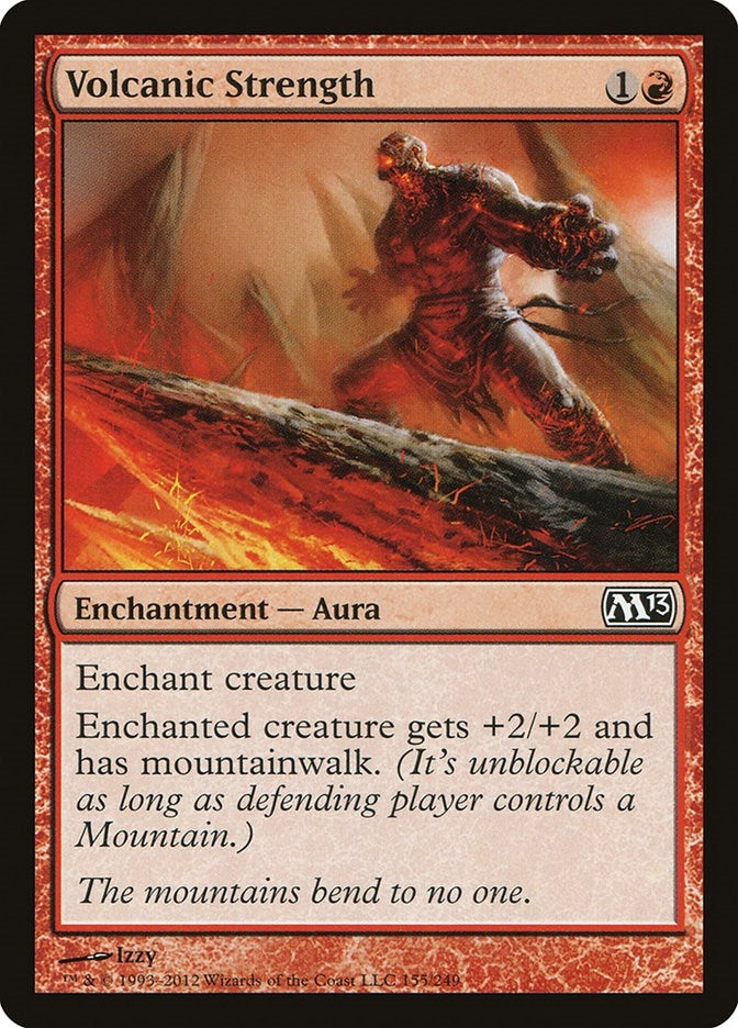 Image for Volcanic Strength (Magic 2013 (M13)) (155) - Magic: The Gathering