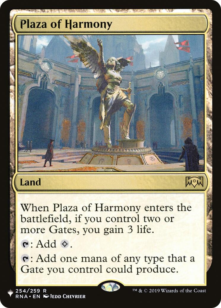 Image for Plaza of Harmony (The List Reprints) (254/259) - Magic: The Gathering