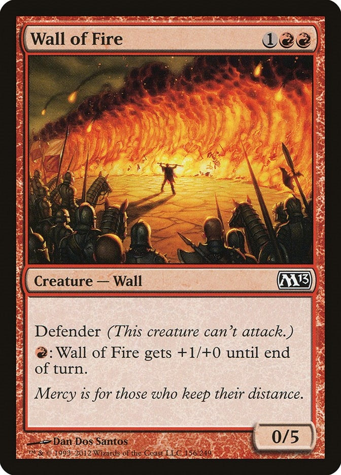 Image for Wall of Fire (Magic 2013 (M13)) (156) - Magic: The Gathering