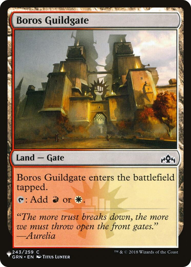 Image for Boros Guildgate (The List Reprints) (243/259) - Magic: The Gathering