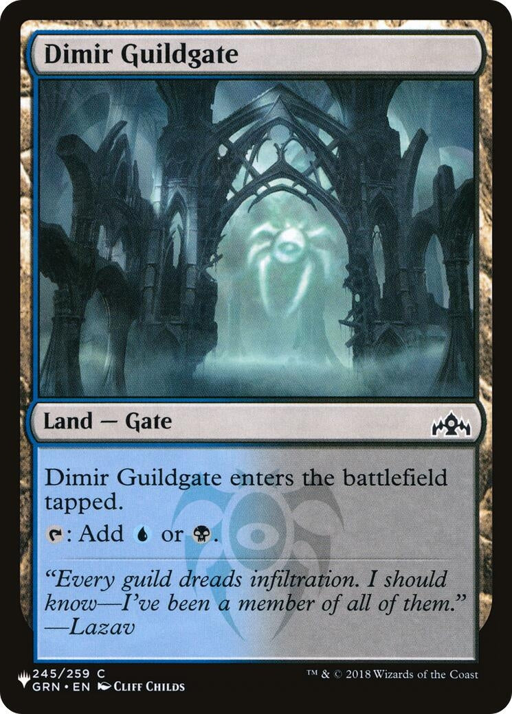 Image for Dimir Guildgate (The List Reprints) (245/259) - Magic: The Gathering
