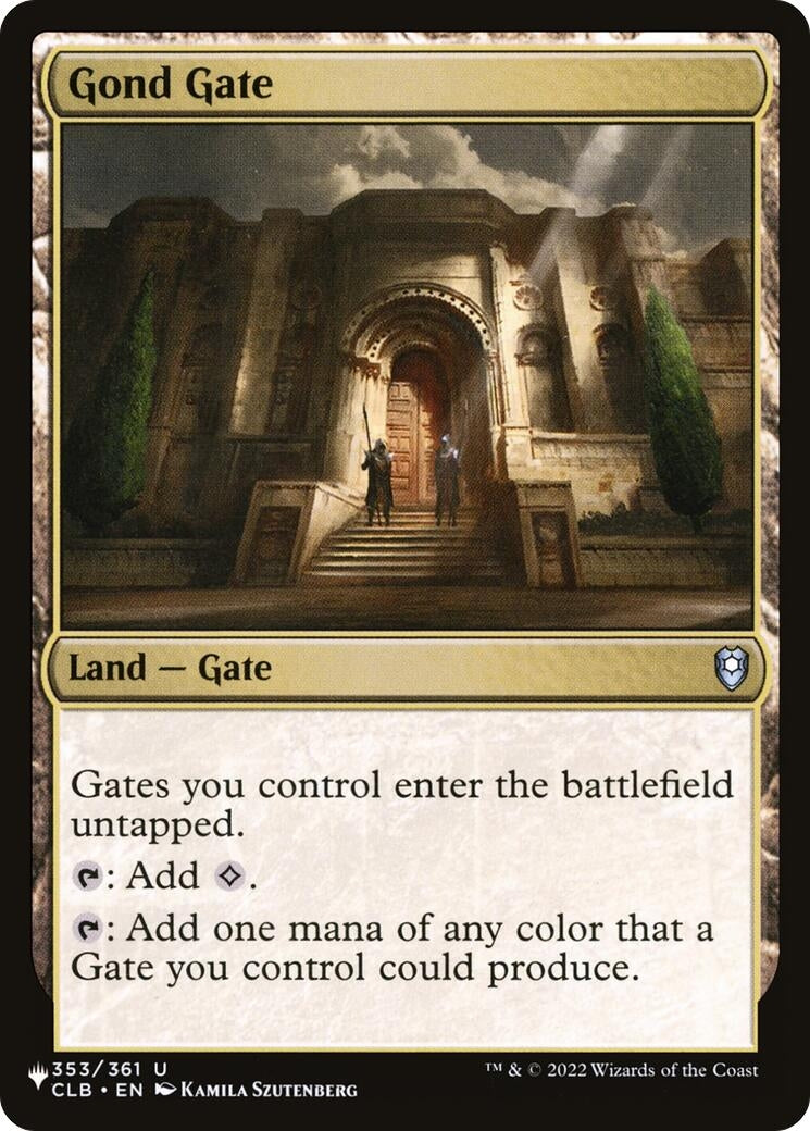 Image for Gond Gate (The List Reprints) (353/361) - Magic: The Gathering