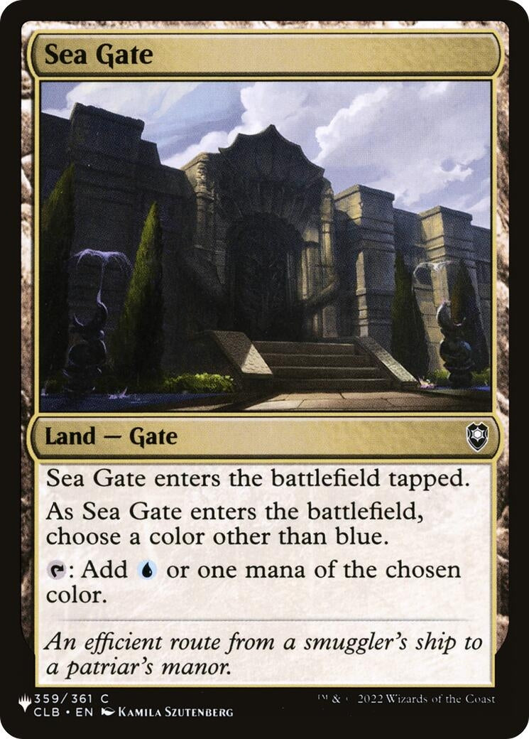 Image for Sea Gate (The List Reprints) (359/361) - Magic: The Gathering