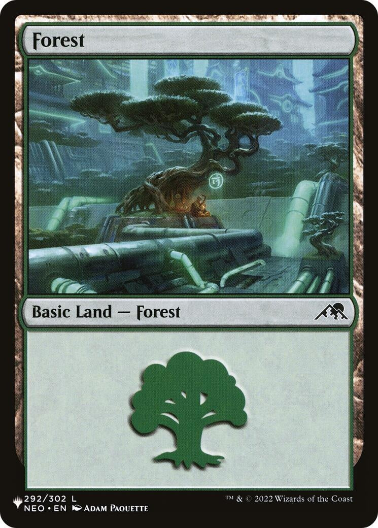 Image for Forest (NEO) (The List Reprints) (292/302) - Magic: The Gathering
