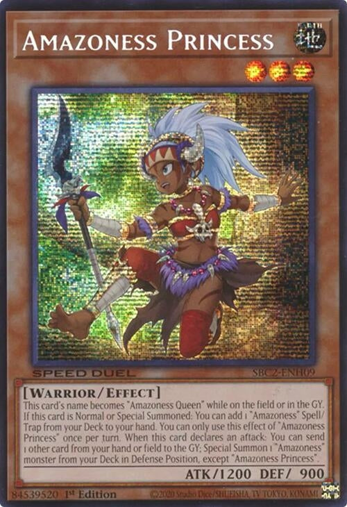 Image for Amazoness Princess (PSR) (Speed Duel: Battle City Finals) (SBC2-ENH09) - YuGiOh