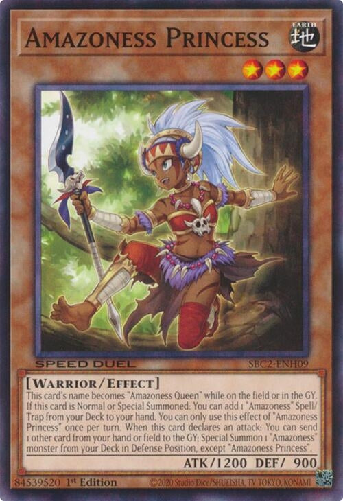 Image for Amazoness Princess (Speed Duel: Battle City Finals) (SBC2-ENH09) - YuGiOh