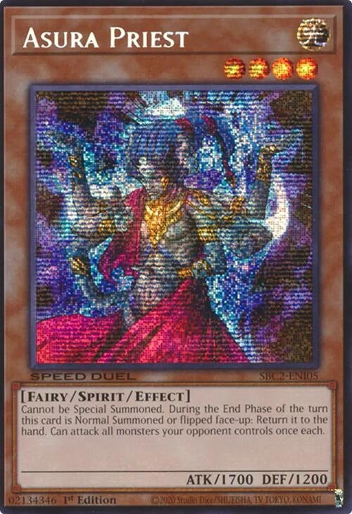 Image for Asura Priest (PSR) (Speed Duel: Battle City Finals) (SBC2-ENI05) - YuGiOh