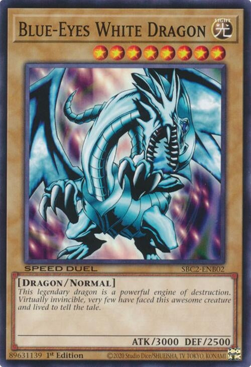 Image for Blue-Eyes White Dragon (Speed Duel: Battle City Finals) (SBC2-ENB02) - YuGiOh