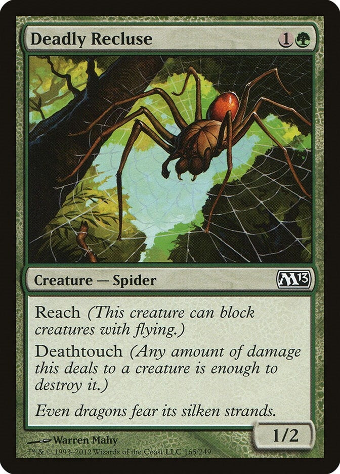 Image for Deadly Recluse (Magic 2013 (M13)) (165) - Magic: The Gathering