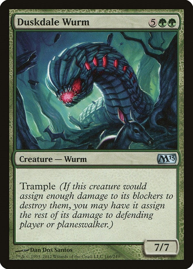 Image for Duskdale Wurm (Magic 2013 (M13)) (166) - Magic: The Gathering
