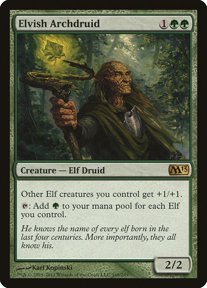 Image for Elvish Archdruid (Magic 2013 (M13)) (168) - Magic: The Gathering