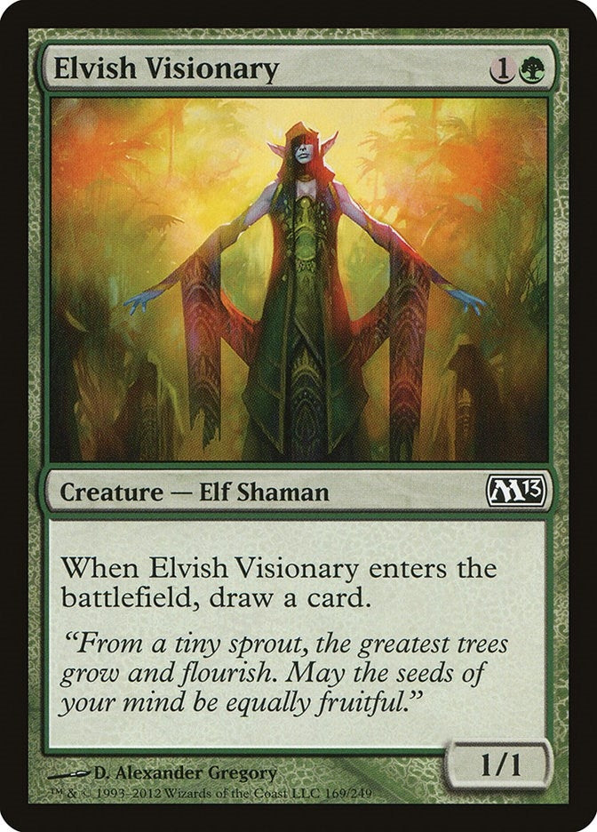 Image for Elvish Visionary (Magic 2013 (M13)) (169) - Magic: The Gathering