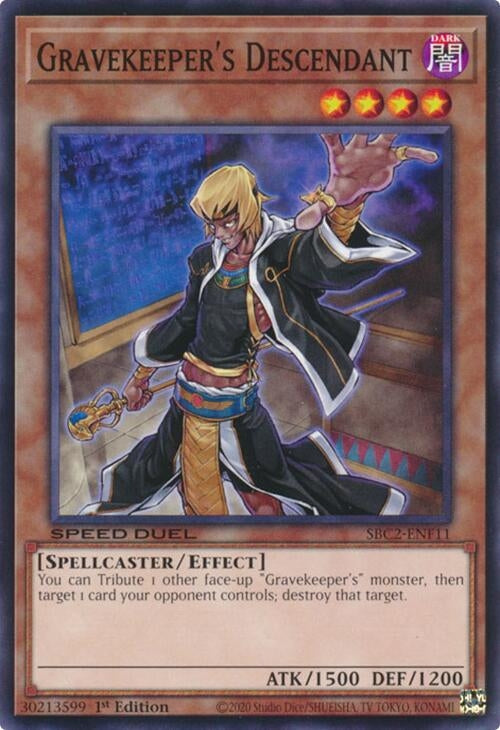 Image for Gravekeeper's Descendant (Speed Duel: Battle City Finals) (SBC2-ENF11) - YuGiOh