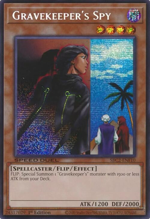 Image for Gravekeeper's Spy (PSR) (Speed Duel: Battle City Finals) (SBC2-ENF10) - YuGiOh