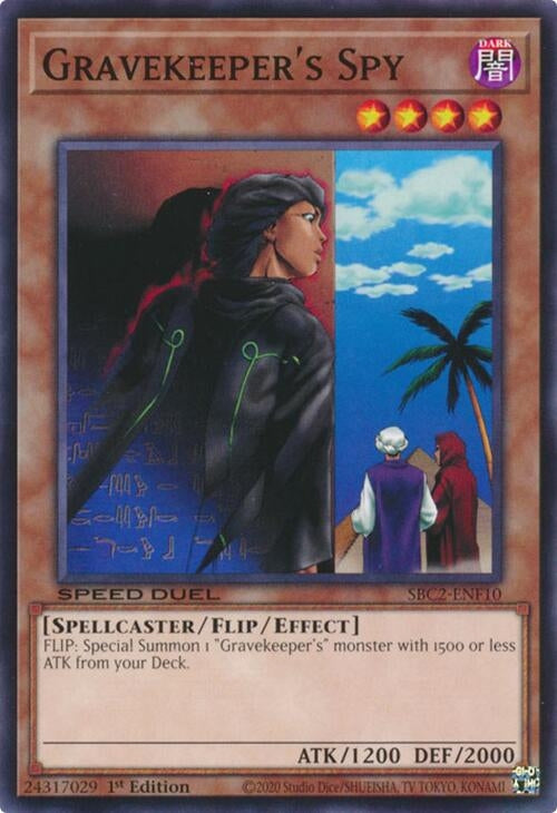 Image for Gravekeeper's Spy (Speed Duel: Battle City Finals) (SBC2-ENF10) - YuGiOh