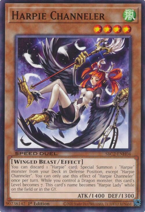Image for Harpie Channeler (Speed Duel: Battle City Finals) (SBC2-ENH04) - YuGiOh