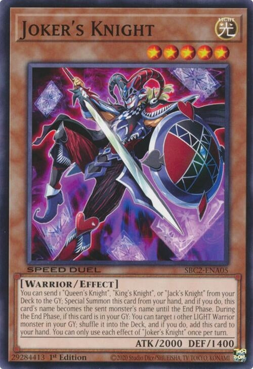 Image for Joker's Knight (Speed Duel: Battle City Finals) (SBC2-ENA05) - YuGiOh