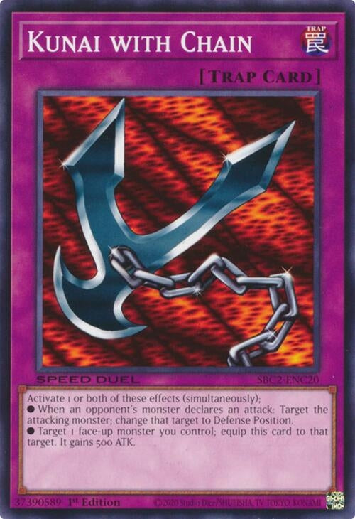 Image for Kunai with Chain (Speed Duel: Battle City Finals) (SBC2-ENC20) - YuGiOh
