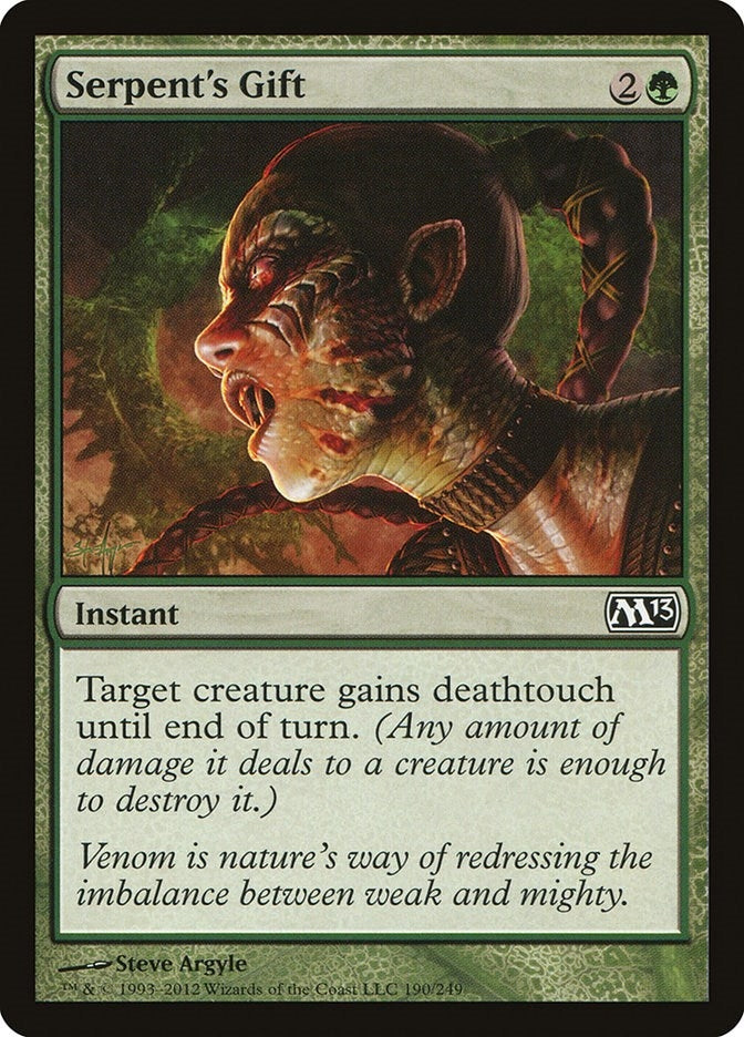Image for Serpent's Gift (Magic 2013 (M13)) (190) - Magic: The Gathering