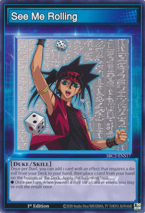 Image for See Me Rolling (Speed Duel: Battle City Finals) (SBC2-ENS17) - YuGiOh