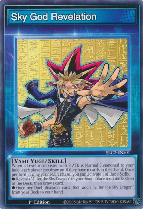 Image for Sky God Revelation (Speed Duel: Battle City Finals) (SBC2-ENS01) - YuGiOh