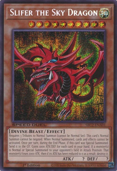 Image for Slifer the Sky Dragon (Speed Duel: Battle City Finals) (SBC2-ENA01) - YuGiOh
