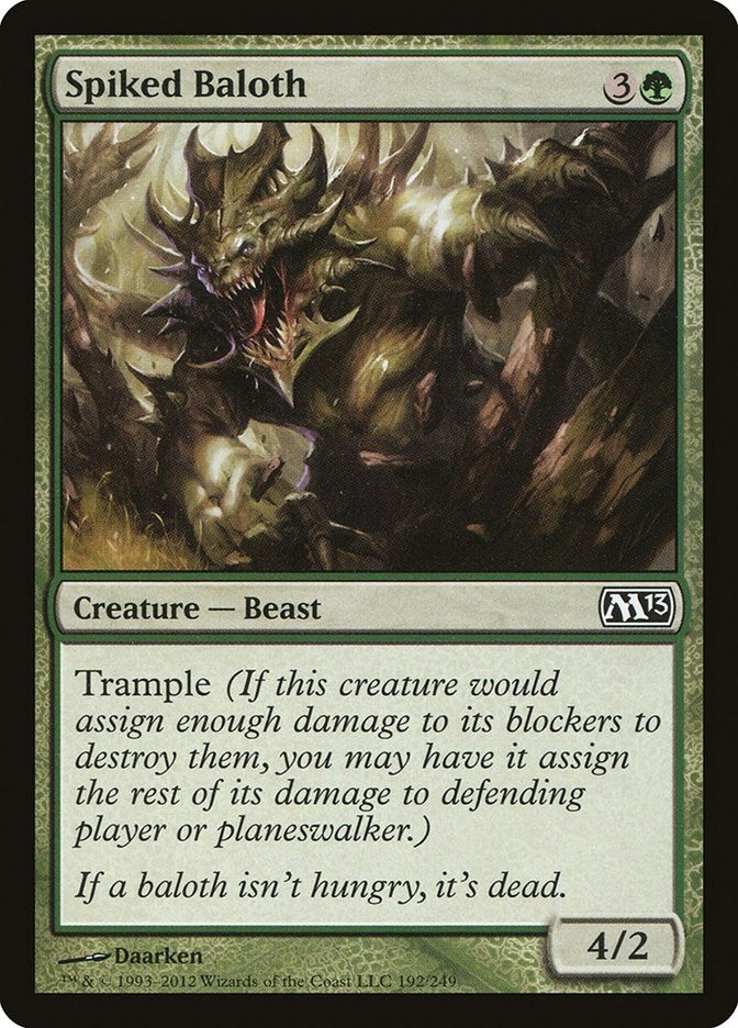 Image for Spiked Baloth (Magic 2013 (M13)) (192) - Magic: The Gathering