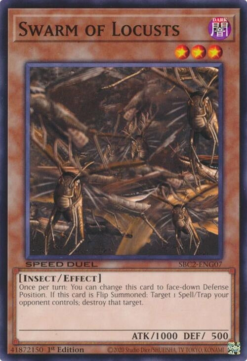 Image for Swarm of Locusts (Speed Duel: Battle City Finals) (SBC2-ENG07) - YuGiOh