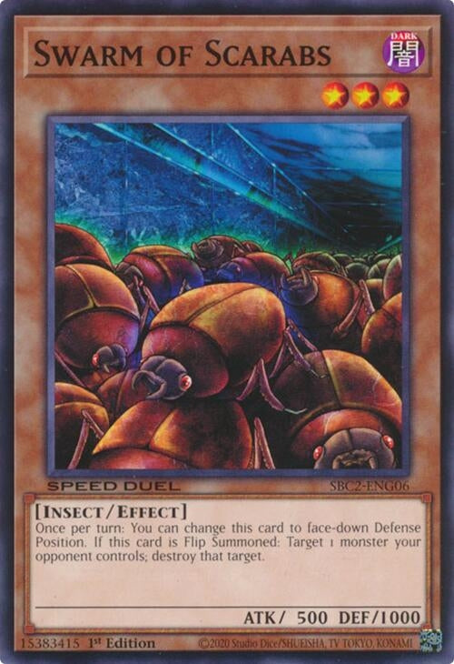 Image for Swarm of Scarabs (Speed Duel: Battle City Finals) (SBC2-ENG06) - YuGiOh