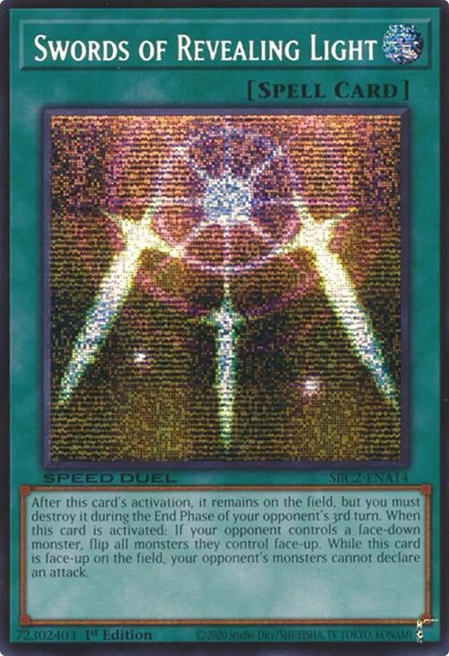 Image for Swords of Revealing Light (PSR) (Speed Duel: Battle City Finals) (SBC2-ENA14) - YuGiOh