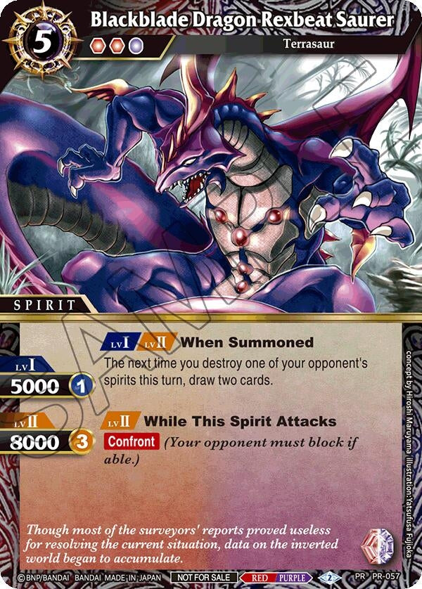 Image for Blackblade Dragon Rexbeat Saurer (Store Tournament & Sealed Deck Pack Vol.2) (Launch & Event Promos) (PR-057) - Battle Spirits Saga