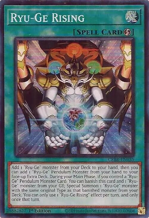 Image for Ryu-Ge Rising (SR) (Crossover Breakers) (CRBR-EN035) - YuGiOh