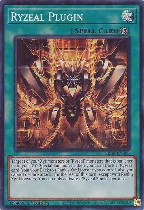 Image for Ryzeal Plugin (SR) (Crossover Breakers) (CRBR-EN008) - YuGiOh