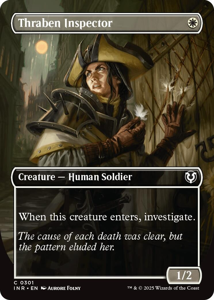 Image for Thraben Inspector (Borderless) (Innistrad Remastered) (301) - Magic: The Gathering