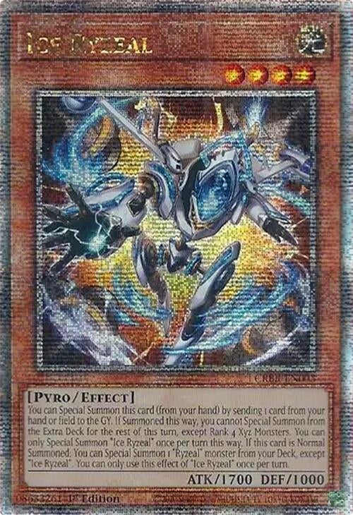 Image for Ice Ryzeal (Quarter Century Secret Rare) (Crossover Breakers) (CRBR-EN003) - YuGiOh