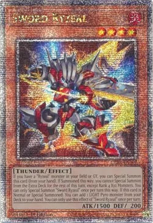 Image for Sword Ryzeal (Quarter Century Secret Rare) (Crossover Breakers) (CRBR-EN001) - YuGiOh