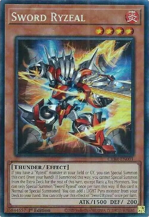 Image for Sword Ryzeal (CR) (Crossover Breakers) (CRBR-EN001) - YuGiOh