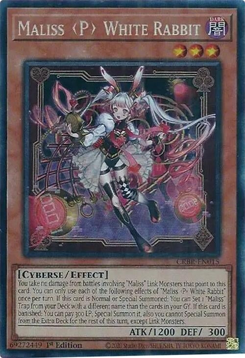 Image for Maliss P White Rabbit (CR) (Crossover Breakers) (CRBR-EN015) - YuGiOh