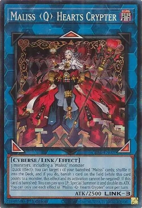 Image for Maliss Q Hearts Crypter (CR) (Crossover Breakers) (CRBR-EN020) - YuGiOh