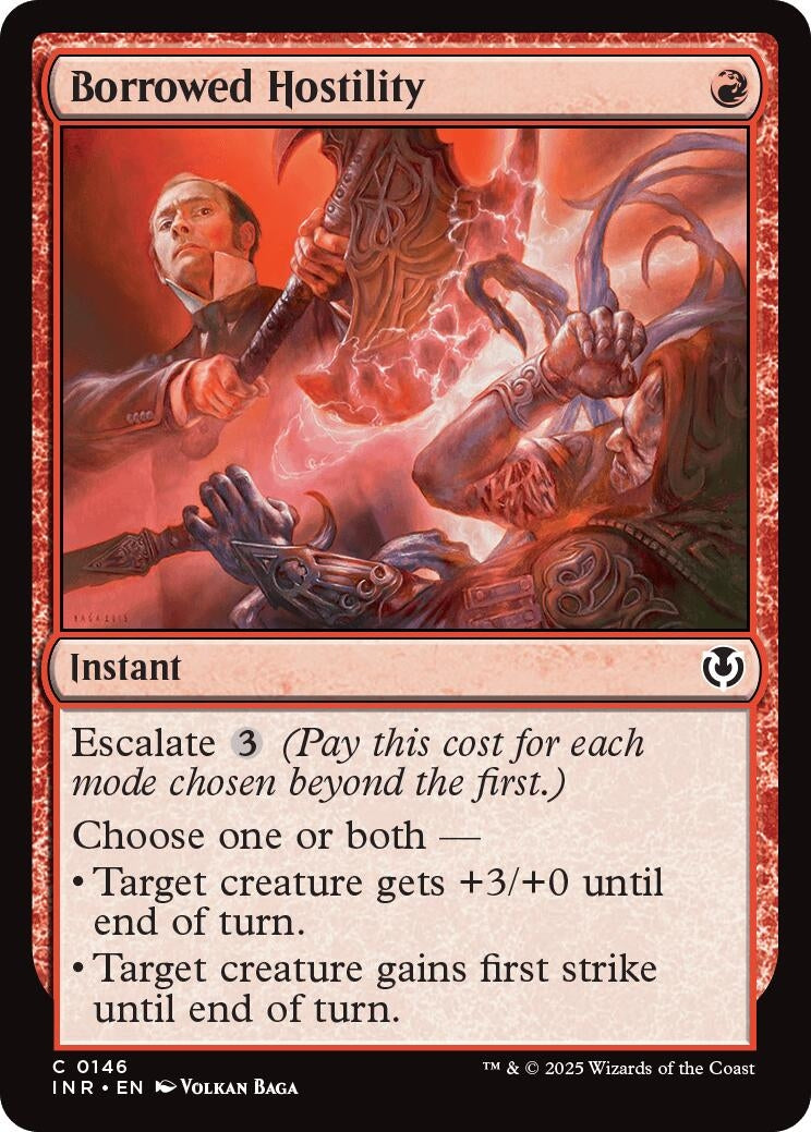 Image for Borrowed Hostility (Innistrad Remastered) (146) - Magic: The Gathering