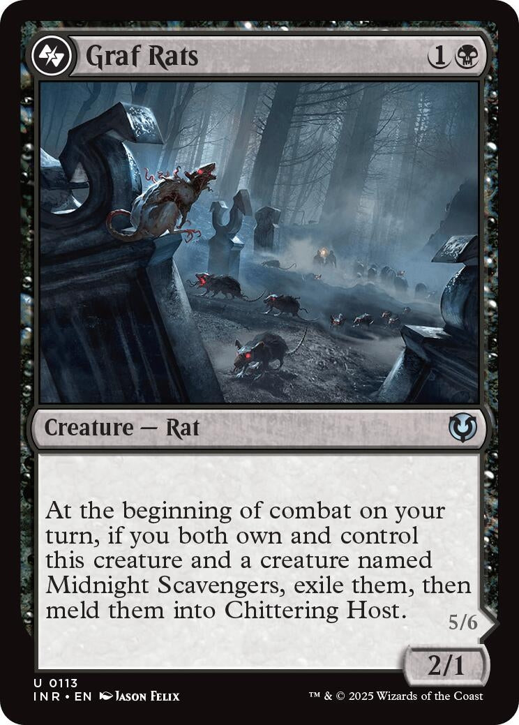 Image for Graf Rats (Innistrad Remastered) (113) - Magic: The Gathering